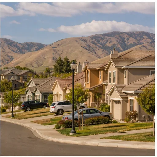 Suburban homes